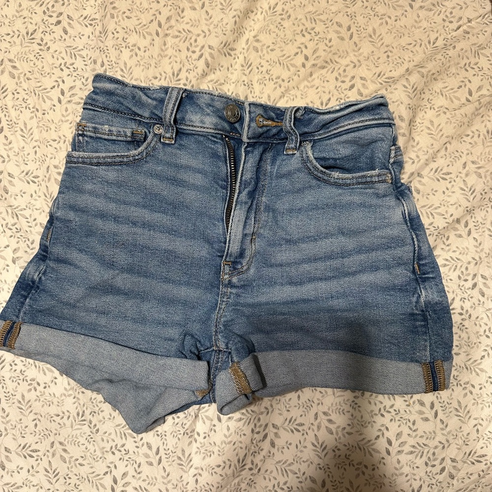 American Eagle Light Blue Jean Shorts